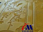 rubber plate processing, laser engraving on rubber plate, laser engraving machine of Han's Yueming Laser