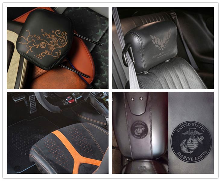 car interior laser engraving